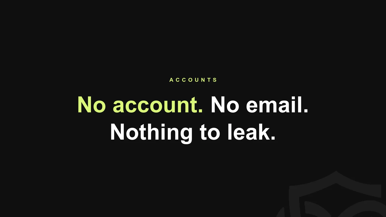 The case against signing up for anything